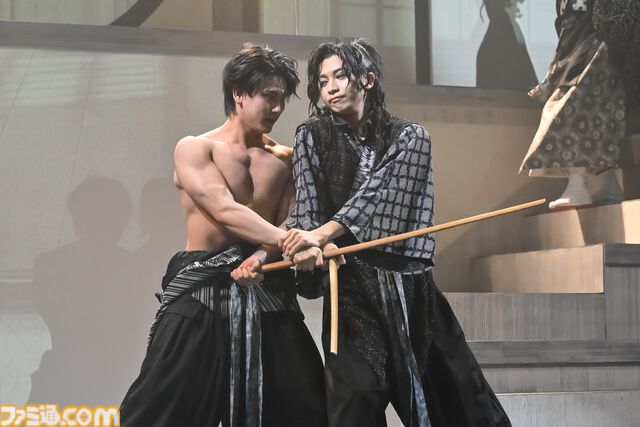 ヨコオタロウ氏原作・脚本の舞台『爆剣 -新選組疑剣斬-』が開幕。死の輪廻に囚われた幕末の剣士たちが対峙するのは麗しき西郷隆盛に源頼朝!?【拒絶の肉】