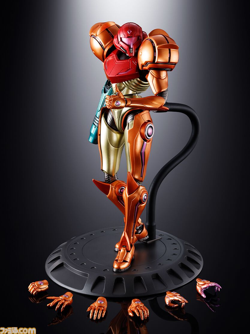 『メトロイドプライム4 ビヨンド』サムスが超合金に！ 全高約21センチの大型スケールで立体化。重厚なダイキャストパーツによるスーツの存在感がすごい