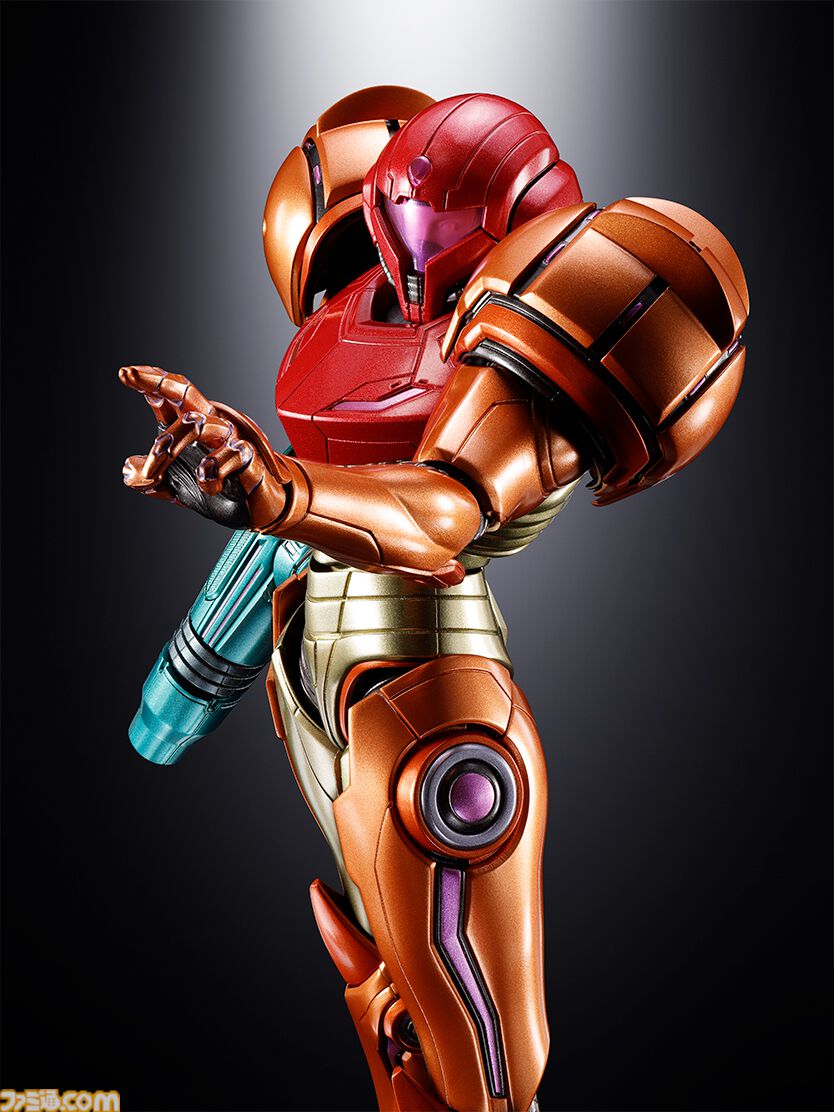 『メトロイドプライム4 ビヨンド』サムスが超合金に！ 全高約21センチの大型スケールで立体化。重厚なダイキャストパーツによるスーツの存在感がすごい