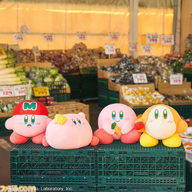 『星のカービィ』野菜モチーフのカービィのキュートなグッズが期間限定で再登場。アラーム音に合わせてカービィたちがせっせと動くデジタルクロックが新たにラインアップ