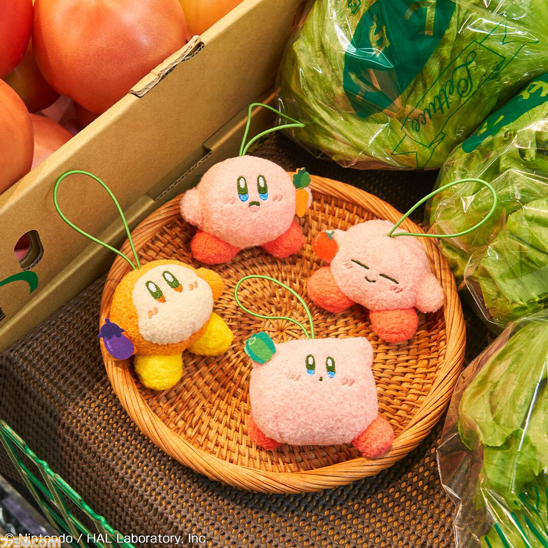 星のカービィ』野菜モチーフのカービィのキュートなグッズが期間限定で