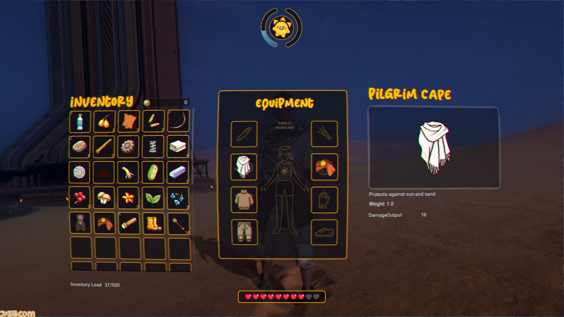 『Hello Sunshine』巨大ロボと灼熱の荒野を歩むサバイバルRPG。最初はそっけないが、信頼関係を築くと脅威から守ってくれる。プレイテスト参加受付が開始