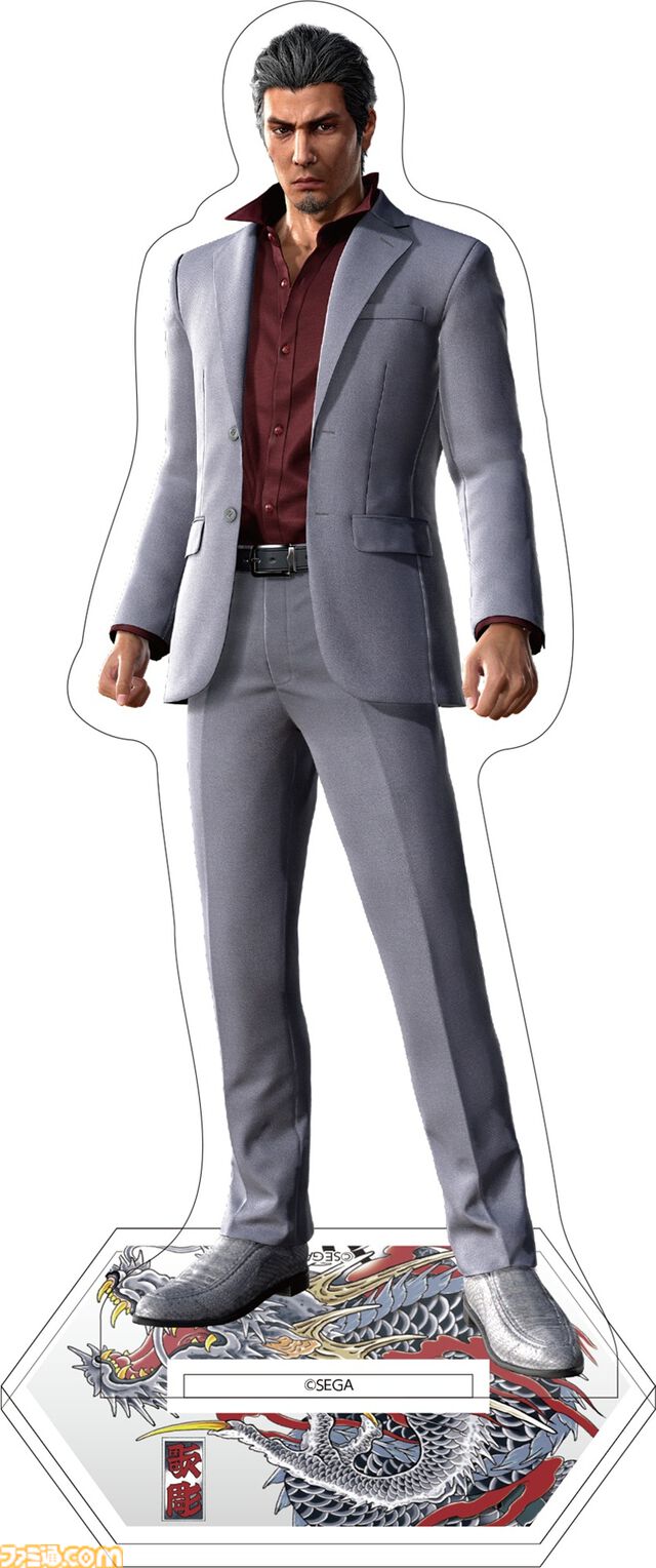 『龍が如く』歴代“桐生一馬”を並べて飾れるアクリルジオラマが登場。シリーズ20周年を記念した新作グッズの予約受付が本日（12/5）開始