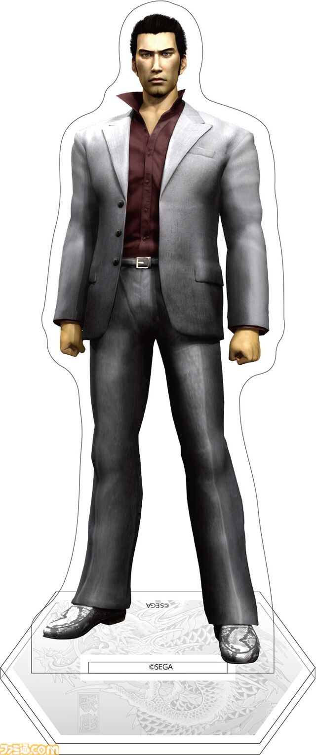 『龍が如く』歴代“桐生一馬”を並べて飾れるアクリルジオラマが登場。シリーズ20周年を記念した新作グッズの予約受付が本日（12/5）開始