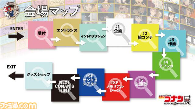 アニメ『名探偵コナン』放送30周年記念展が東京ドームシティで2026年2月20日から開催。前売券は12月17日19時から販売スタート。札幌から福岡まで全国会場でも開催決定