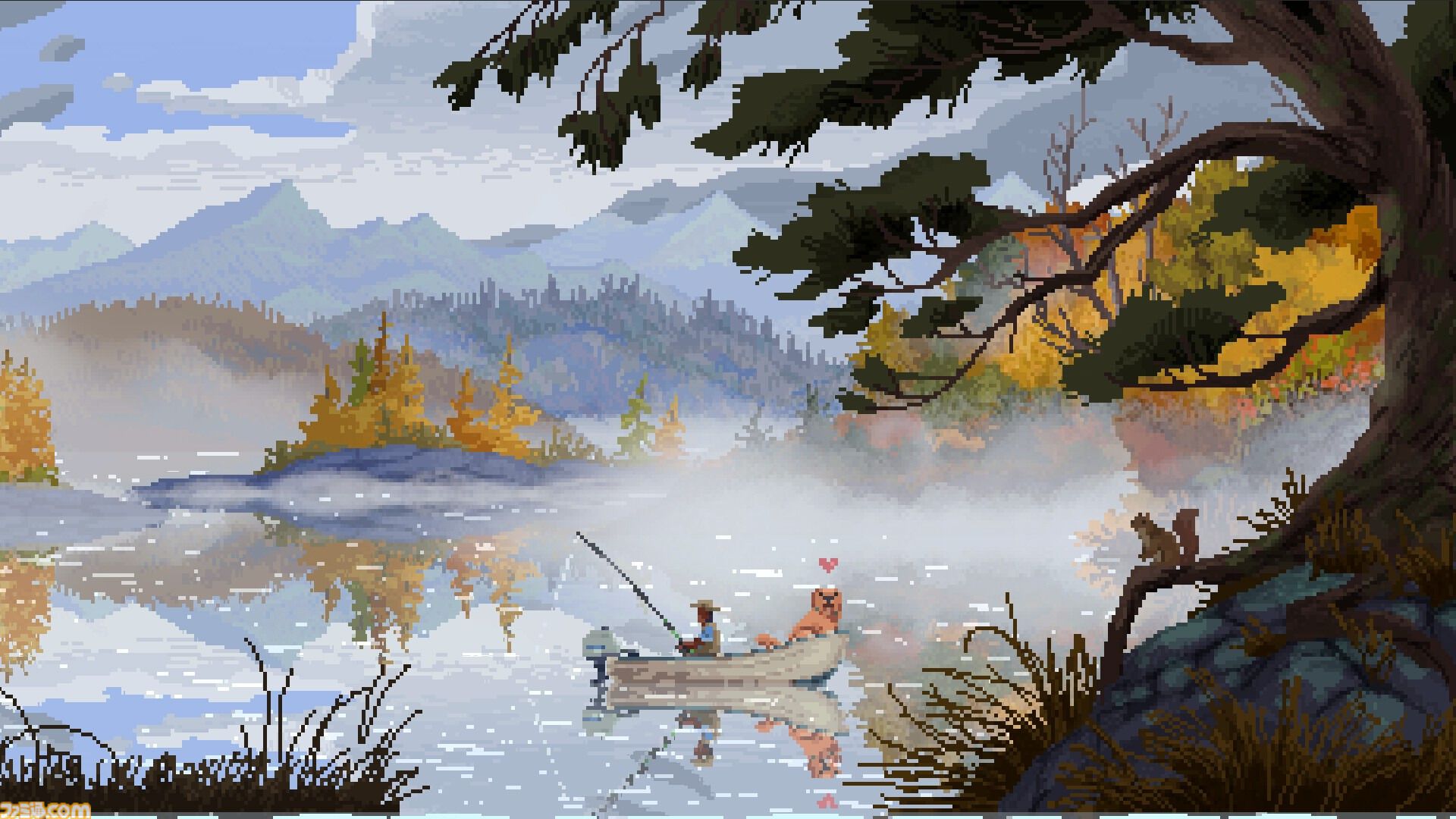 『Cast n Chill』愛犬と釣りを楽しむリラックス系放置ゲーム、Switch/Switch2版が12月19日配信。美しい自然に囲まれた静かな湖で癒しの時間を