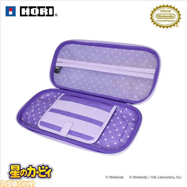 『星のカービィ』Switch2ポーチが2025年冬発売。カービィ＆ワドルディのかわいいデザイン。衝撃とスクラッチ耐性に強い材質で本体をしっかり保護