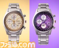 『劇場版まどマギ ワルプルギスの廻天』セイコーコラボウオッチが発売。まどかモデルとほむらモデルの2種が展開