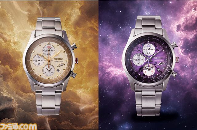『劇場版まどマギ ワルプルギスの廻天』セイコーコラボウオッチが発売。まどかモデルとほむらモデルの2種が展開