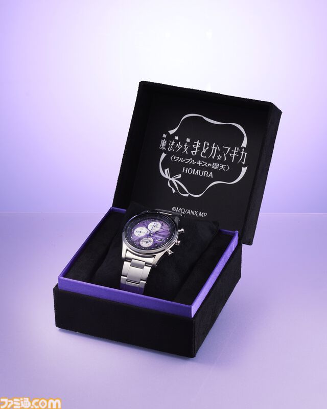 『劇場版まどマギ ワルプルギスの廻天』セイコーコラボウオッチが発売。まどかモデルとほむらモデルの2種が展開