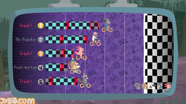 『Ultimate Sheep Raccoon』トラップだらけのコースを今度は自転車で疾走！ ハチャメチャカジュアルパーティアクションが本日（12/9）深夜にリリース【アルチキ続編】