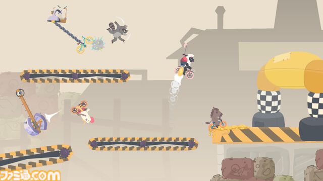『Ultimate Sheep Raccoon』トラップだらけのコースを今度は自転車で疾走！ ハチャメチャカジュアルパーティアクションが本日（12/9）深夜にリリース【アルチキ続編】