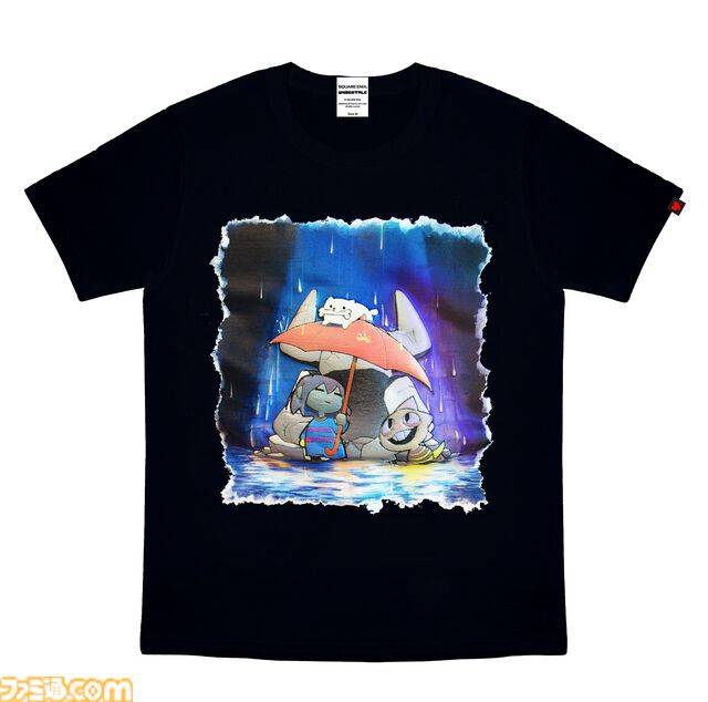 【UNDERTALE】『FF』コラボTシャツが2026年3月18日発売。サンズを背に乗せたチョコボの怪訝そうな表情がかわいい