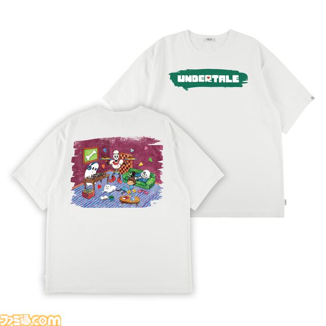 【UNDERTALE】『FF』コラボTシャツが2026年3月18日発売。サンズを背に乗せたチョコボの怪訝そうな表情がかわいい