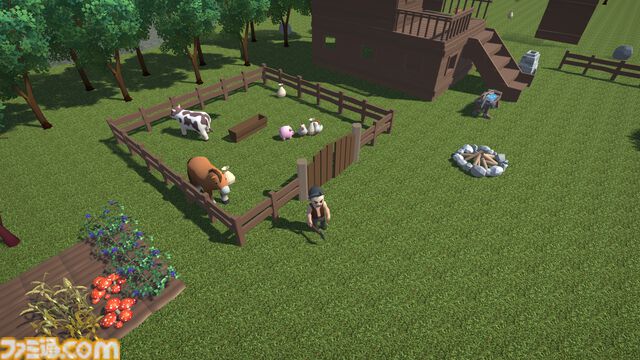 『Farvival』ラノベ作家が個人で手掛けるサバイバルクラフトゲーム。ランダム自動生成マップで動物たちとスローライフを送る【早期アクセス版発売】