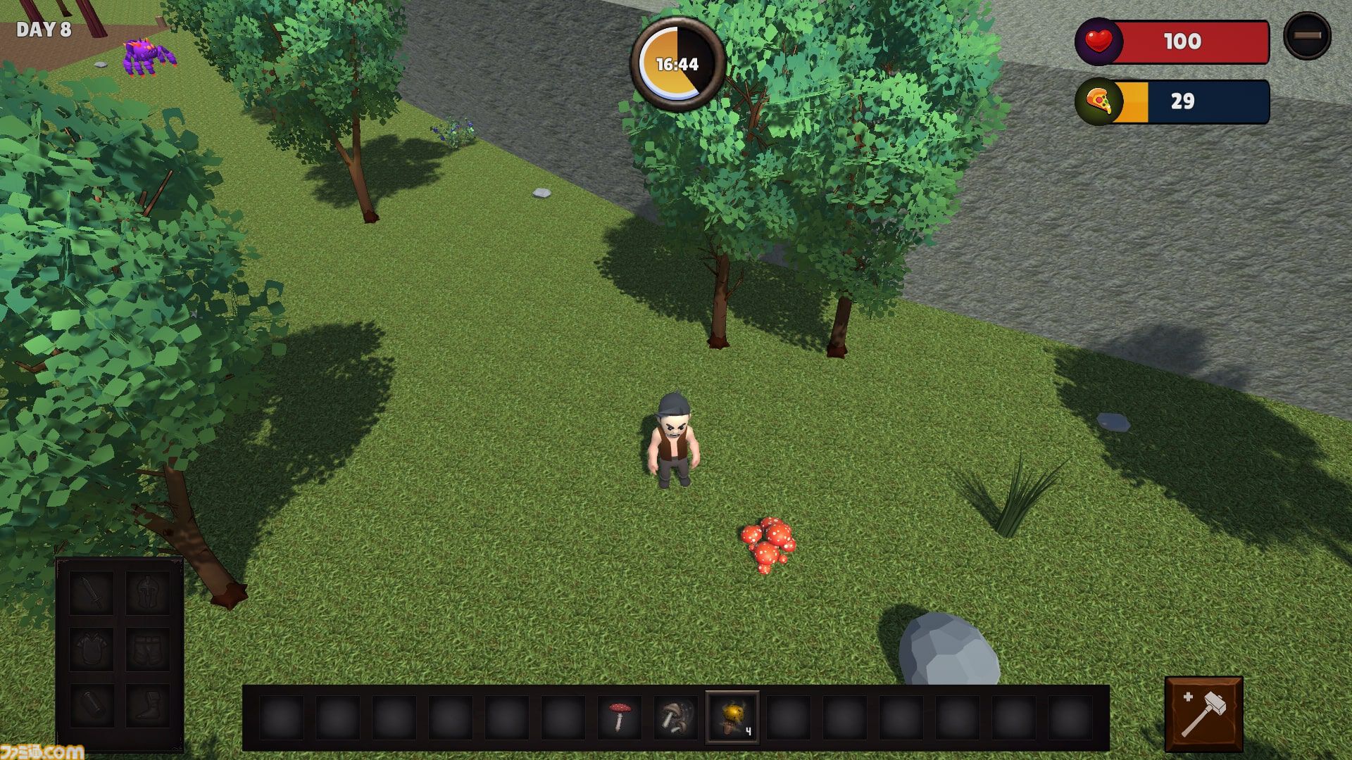 『Farvival』ラノベ作家が個人で手掛けるサバイバルクラフトゲーム。ランダム自動生成マップで動物たちとスローライフを送る【早期アクセス版発売】
