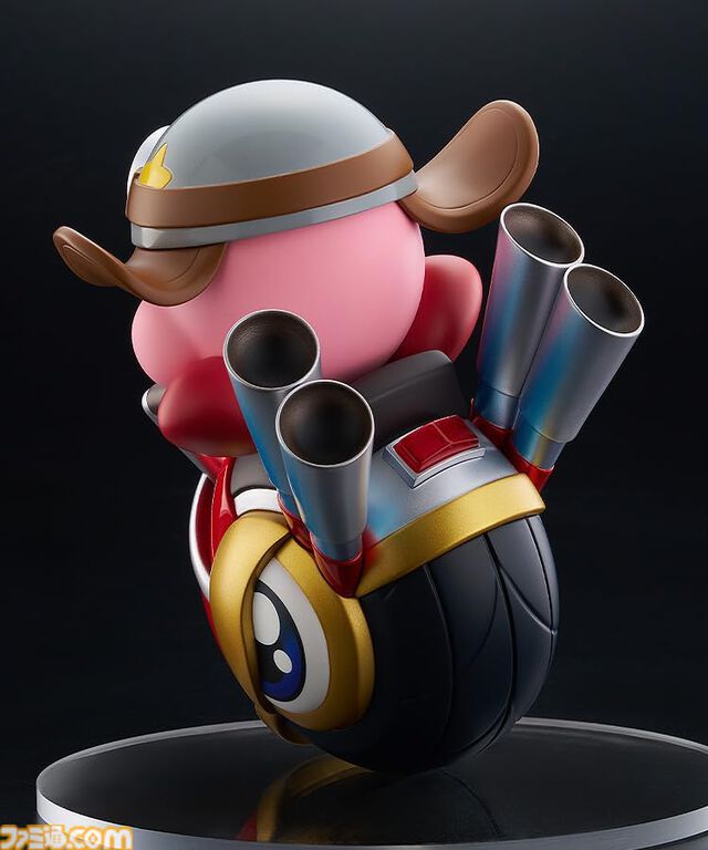 『星のカービィ』ウィリーを駆るライダーカービィのフィギュアが予約販売中。ハンドルを手に勇ましい顔つきで走る姿がキュート