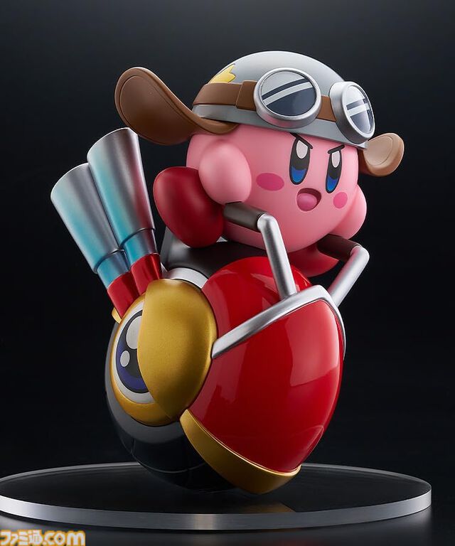 『星のカービィ』ウィリーを駆るライダーカービィのフィギュアが予約販売中。ハンドルを手に勇ましい顔つきで走る姿がキュート