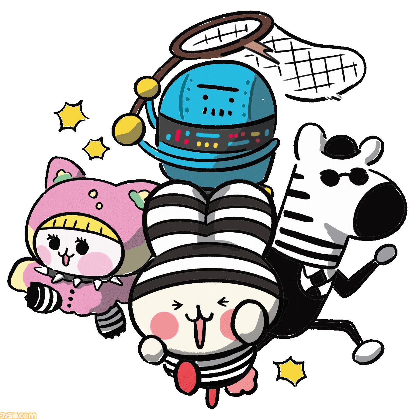 『プリッとプリズナー』うんぴやおぴっこを駆使して脱獄を目指す排泄型脱出アクションパーティーゲームが12月25日に発売。最大6人でのオンラインプレイにも対応