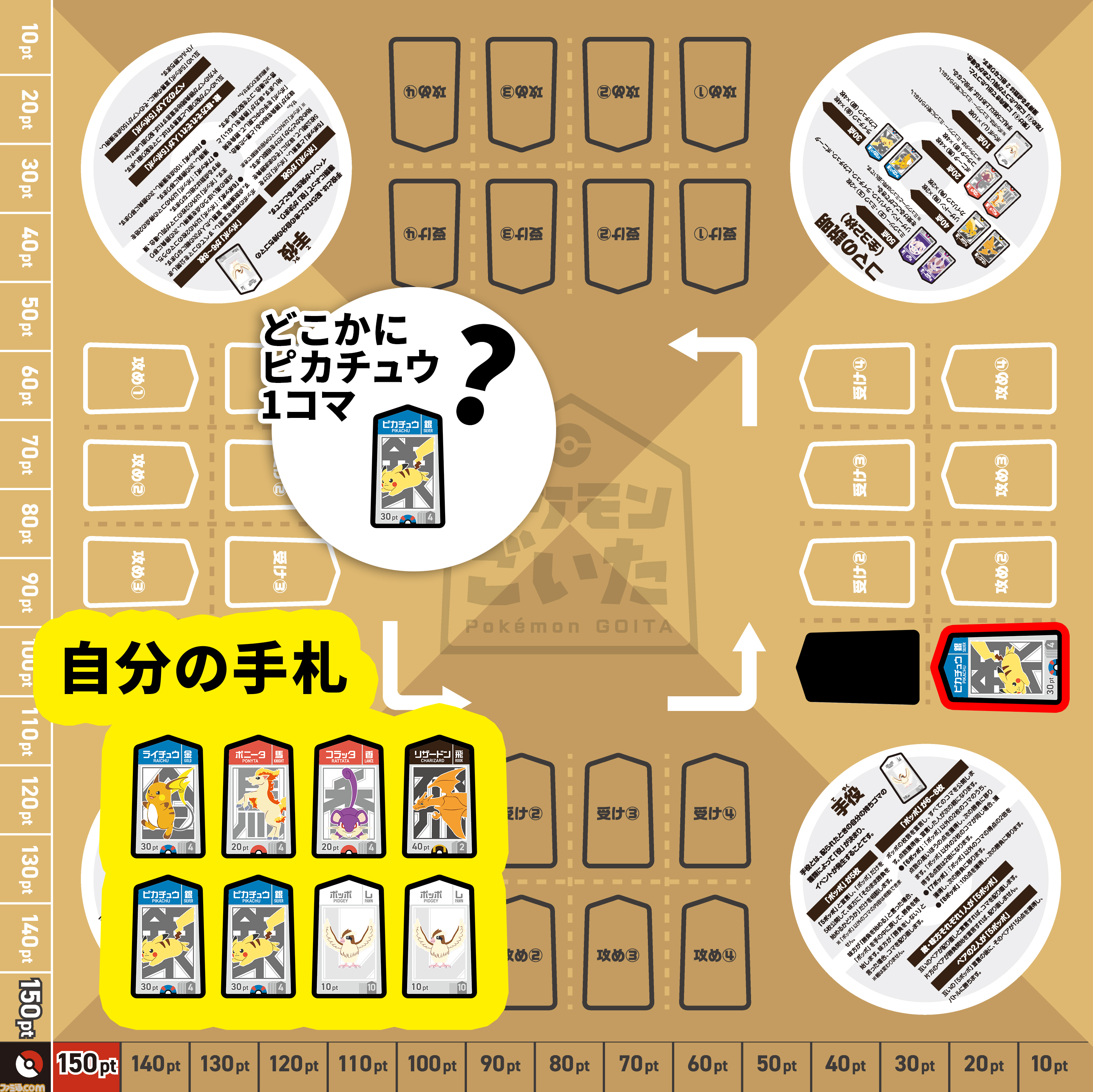 『ポケモンごいた』体験会で遊んでみた！ ピカチュウで【受け】て、リザードンで【攻め】る。シンプル頭脳戦でワイワイ楽しい。クリスマスやお正月にもってこいのアナログゲーム！