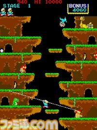 【アケアカ】『ロックンロープ』12月11日配信。ななめ上に発射できるロープを駆使して断崖や洞窟の頂上を目指すアクション