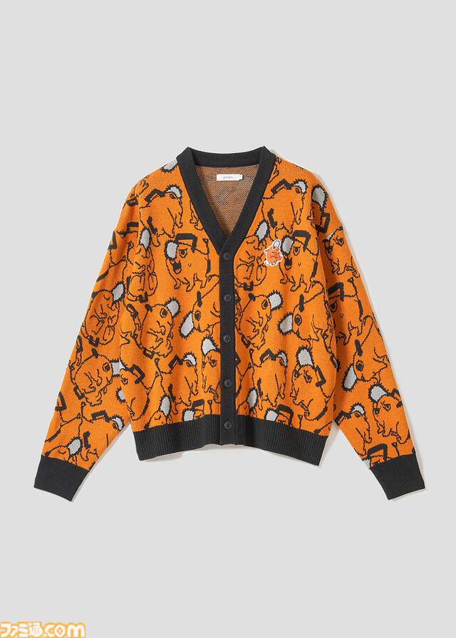 『チェンソーマン』ポチタだらけのニットカーディガン、早川家の団欒デザインのスウェットがグラニフから登場。全21アイテムが12月16日に発売、ネット予約は本日（12/10）開始