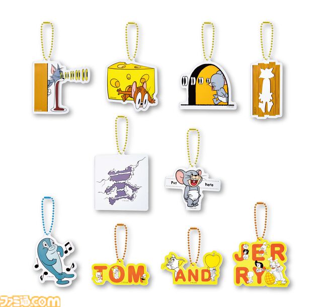 『トムとジェリー』Happyくじが12⽉26⽇より発売。バズった“さかな”のポーチ、ドタバタ名シーンフィギュア（20種）など当たる