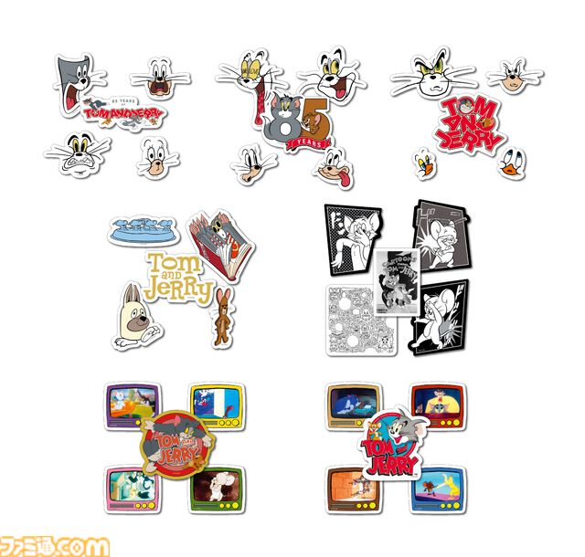 『トムとジェリー』Happyくじが12⽉26⽇より発売。バズった“さかな”のポーチ、ドタバタ名シーンフィギュア（20種）など当たる