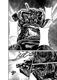 『ニンジャスレイヤー ネオサイタマ炎上』宿敵ラオモトが解禁。屈強な身体を活かした体術が屈指の破壊力を誇る、ソウカイ・シンジケートのドン