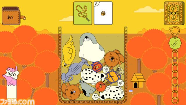 スイカゲームみたいに犬を積んで合体させるゲーム『Dogpile』