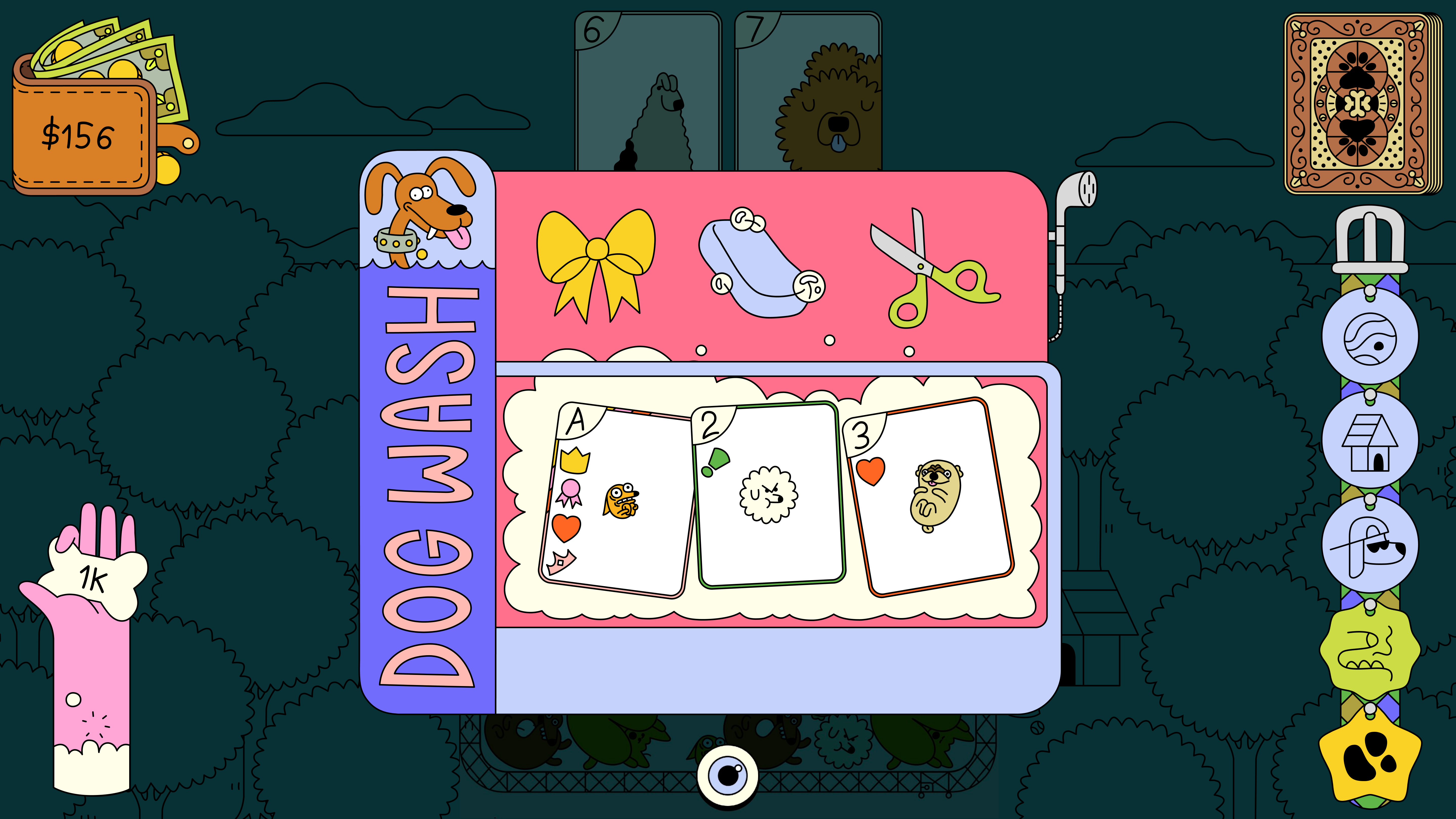 スイカゲームみたいに犬を積んで合体させるゲーム『Dogpile』