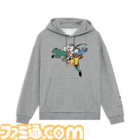 『モンハンワイルズ』プーマキャットにまたがるアイルーがかわいい。限定イラストを使用したTシャツやパーカー、トラックジャケットなどのコラボアイテムが登場