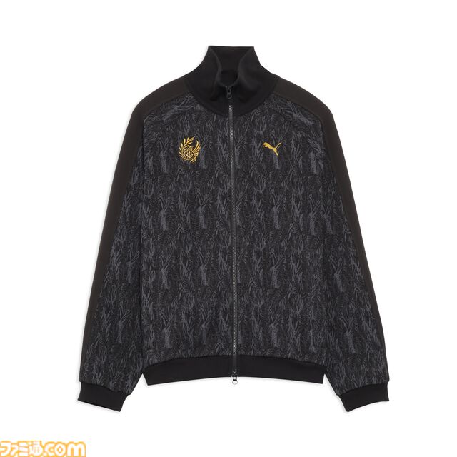 『モンハンワイルズ』プーマキャットにまたがるアイルーがかわいい。限定イラストを使用したTシャツやパーカー、トラックジャケットなどのコラボアイテムが登場