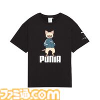 『モンハンワイルズ』プーマキャットにまたがるアイルーがかわいい。限定イラストを使用したTシャツやパーカー、トラックジャケットなどのコラボアイテムが登場