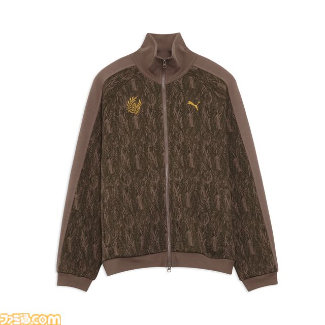 『モンハンワイルズ』プーマキャットにまたがるアイルーがかわいい。限定イラストを使用したTシャツやパーカー、トラックジャケットなどのコラボアイテムが登場