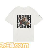 『モンハンワイルズ』プーマキャットにまたがるアイルーがかわいい。限定イラストを使用したTシャツやパーカー、トラックジャケットなどのコラボアイテムが登場