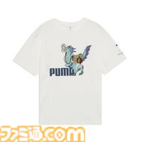 『モンハンワイルズ』プーマキャットにまたがるアイルーがかわいい。限定イラストを使用したTシャツやパーカー、トラックジャケットなどのコラボアイテムが登場