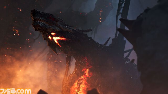 『モンハンワイルズ』新モンスター“ゴグマジオス”はハンター4人＋サポハン4人の8人で挑む特殊なクエスト。専用素材でアーティア武器が強化可能に