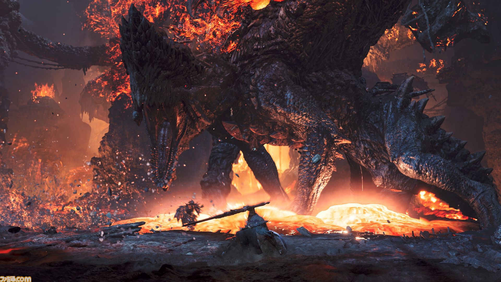 『モンハンワイルズ』新モンスター“ゴグマジオス”はハンター4人＋サポハン4人の8人で挑む特殊なクエスト。専用素材でアーティア武器が強化可能に
