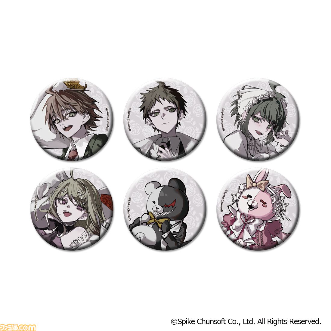 ダンガンロンパ 15周年フェス 缶バッジ 6個セット 画像ページ (3/40) 『ダンガンロンパ』15周年フェスで先行販売された