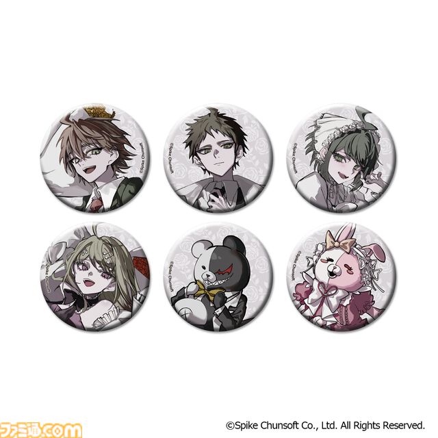 『ダンガンロンパ』15周年フェスで先行販売されたグッズの事後受注がスタート。描き下ろしイラストを使用したアクスタやアクキー、缶バッジなど充実のラインアップ