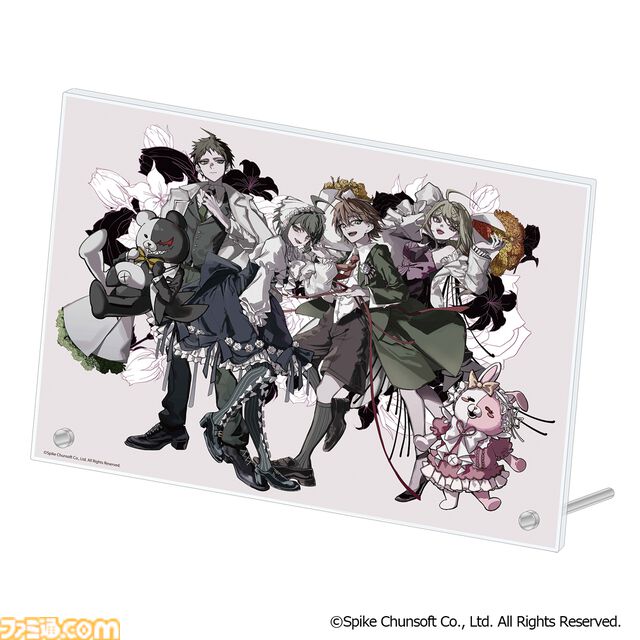 『ダンガンロンパ』15周年フェスで先行販売されたグッズの事後受注がスタート。描き下ろしイラストを使用したアクスタやアクキー、缶バッジなど充実のラインアップ