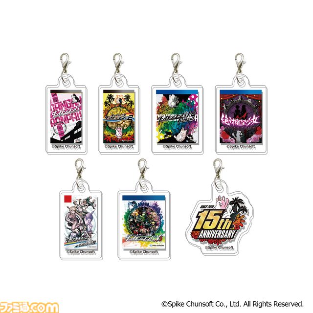 『ダンガンロンパ』15周年フェスで先行販売されたグッズの事後受注がスタート。描き下ろしイラストを使用したアクスタやアクキー、缶バッジなど充実のラインアップ