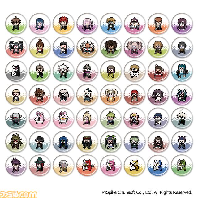 『ダンガンロンパ』15周年フェスで先行販売されたグッズの事後受注がスタート。描き下ろしイラストを使用したアクスタやアクキー、缶バッジなど充実のラインアップ