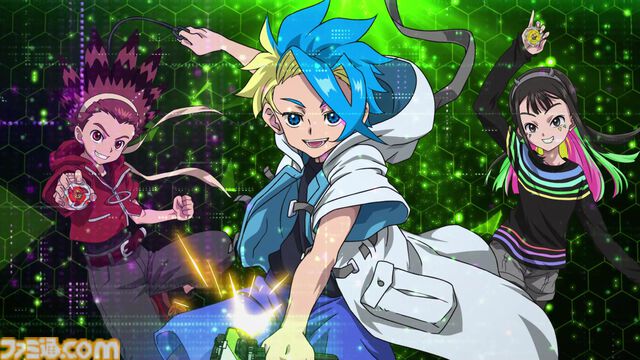 『ベイブレードエックス XONE』超加速ギミック“Xダッシュ”による大迫力バトルを体感できるPVが公開。黒須エクス、風見バード、七色マルチの姿も