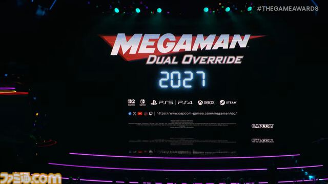 『ロックマン デュアルオーバーライド』新作が2027年発売決定！ 横スクロール2Dアクション正統続編が登場【The Game Awards 2025】