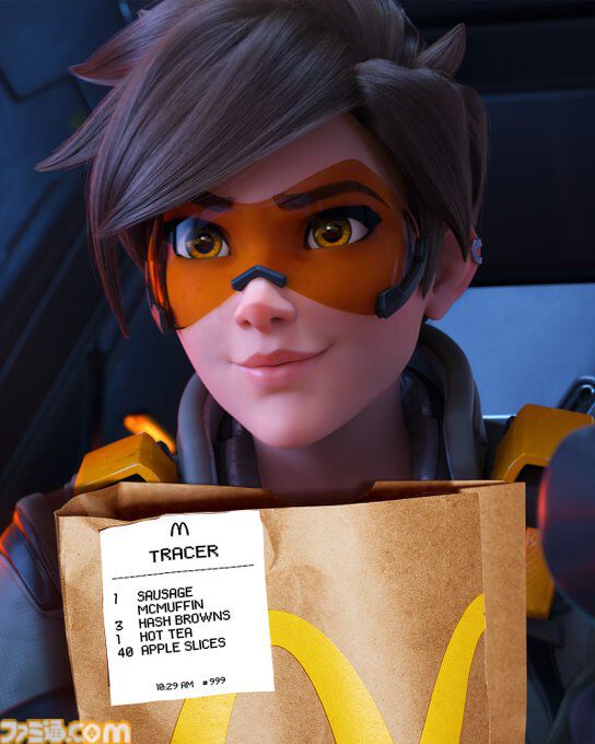 海外マクドナルドXで『ニーア』2B、『スタレ』長夜月など「もし、ゲームキャラクターが朝マックを注文したら？」な画像を投稿。注文票には設定に関する小ネタも