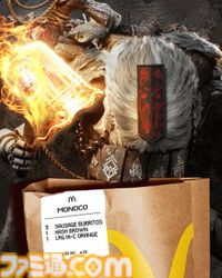 海外マクドナルドXで『ニーア』2B、『スタレ』長夜月など「もし、ゲームキャラクターが朝マックを注文したら？」な画像を投稿。注文票には設定に関する小ネタも
