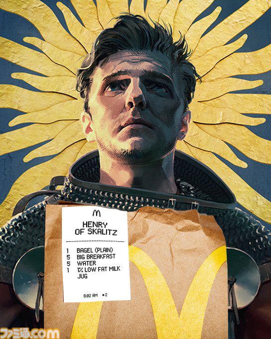 海外マクドナルドXで『ニーア』2B、『スタレ』長夜月など「もし、ゲームキャラクターが朝マックを注文したら？」な画像を投稿。注文票には設定に関する小ネタも