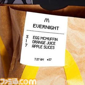 海外マクドナルドXで『ニーア』2B、『スタレ』長夜月など「もし、ゲームキャラクターが朝マックを注文したら？」な画像を投稿。注文票には設定に関する小ネタも